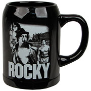 Rocky Black Ceramic Stein